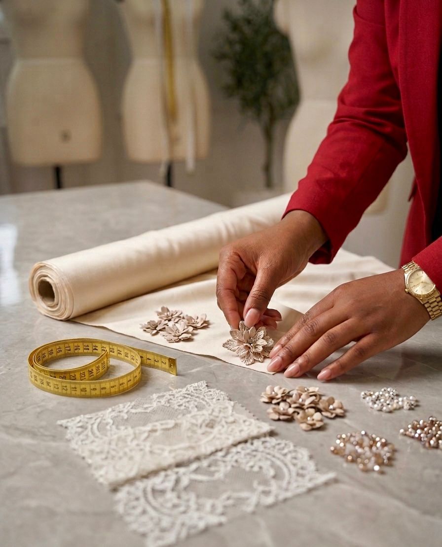 Measurements & Fabric